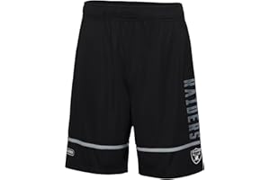 Outerstuff NFL Men's Rusher Performance Lightweight Shorts with Team Name and Logo