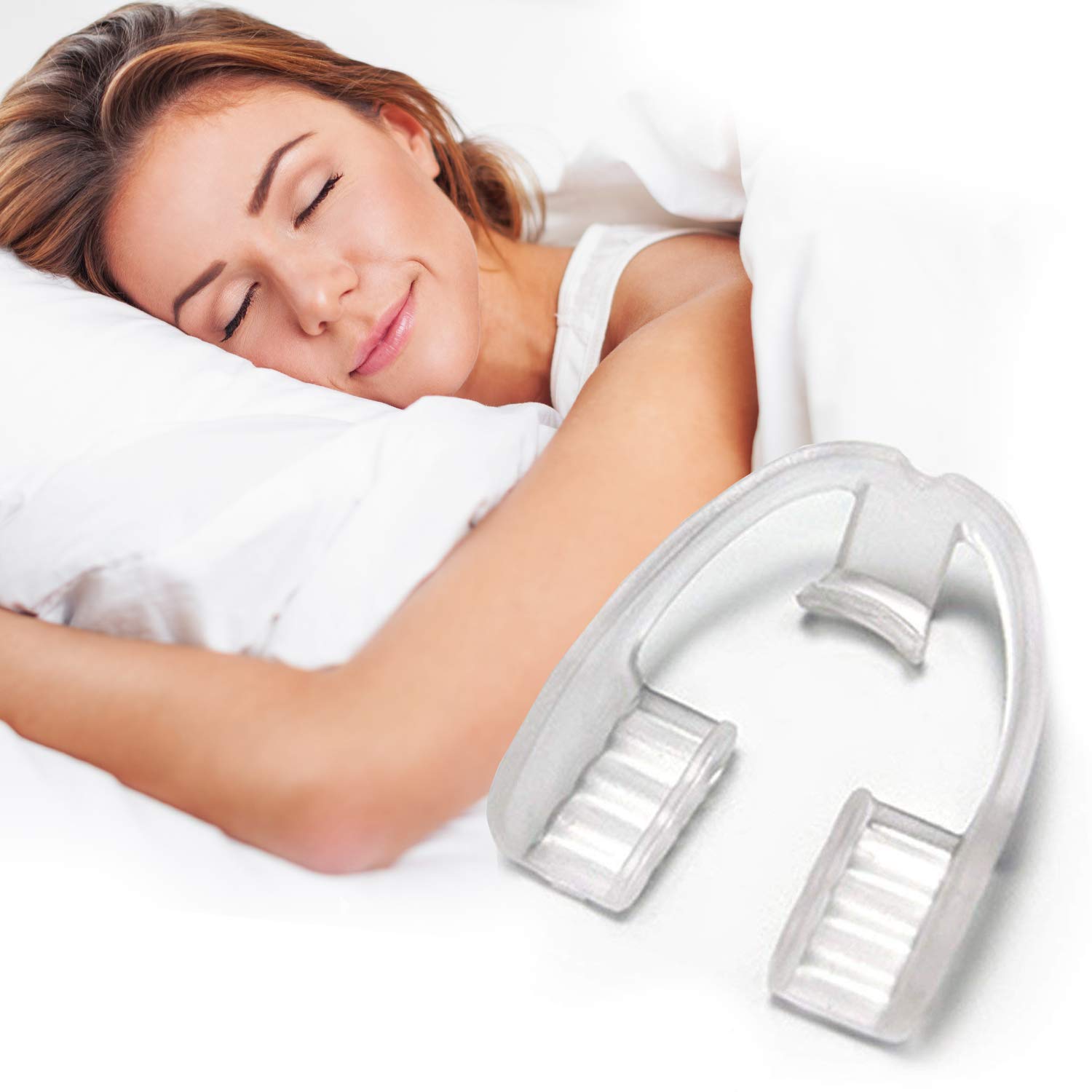 Anti Teeth-Grinding Dental Guard-Ready to use-No Boiling or Molding, Slim, Sleek and Comfortable Works for Upper and Lower Jaw, relieves pain and corrects TMJ and Bruxism : Beauty