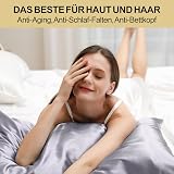 ZIMASILK 100% Mulberry Silk Pillowcase 19 Momme 80x80 cm Iron Grey 1pc view 3