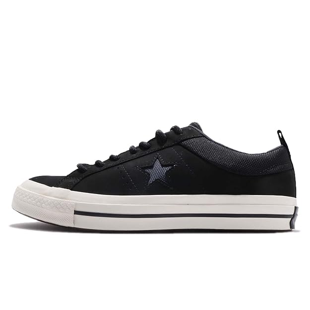 Converse Chucks 162545C Schwarz Leder One Star OX Black Almost Black