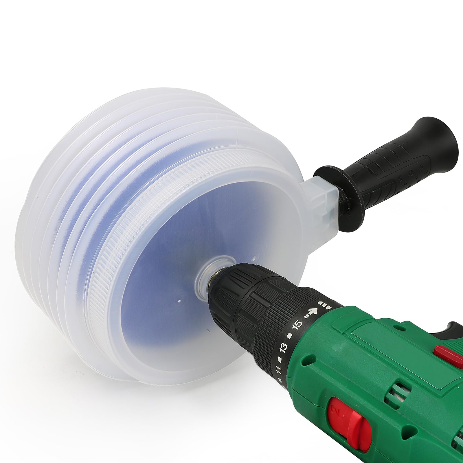 Photo 1 of *MINOR DAMAGE - USED*
JTemgle 125mm Hole Saw Dust Bowl with Handle, Rubber Scalable Dust Cover Collector for Ceiling Cutting Work and Other Drilling Works