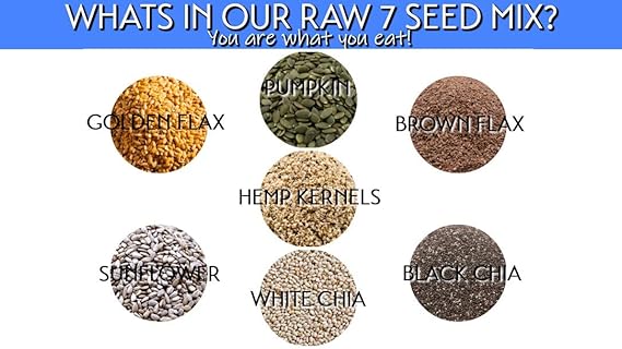 Mezcla de 7 semillas Raw Super de 1 lb – Top 12 alimentos ...