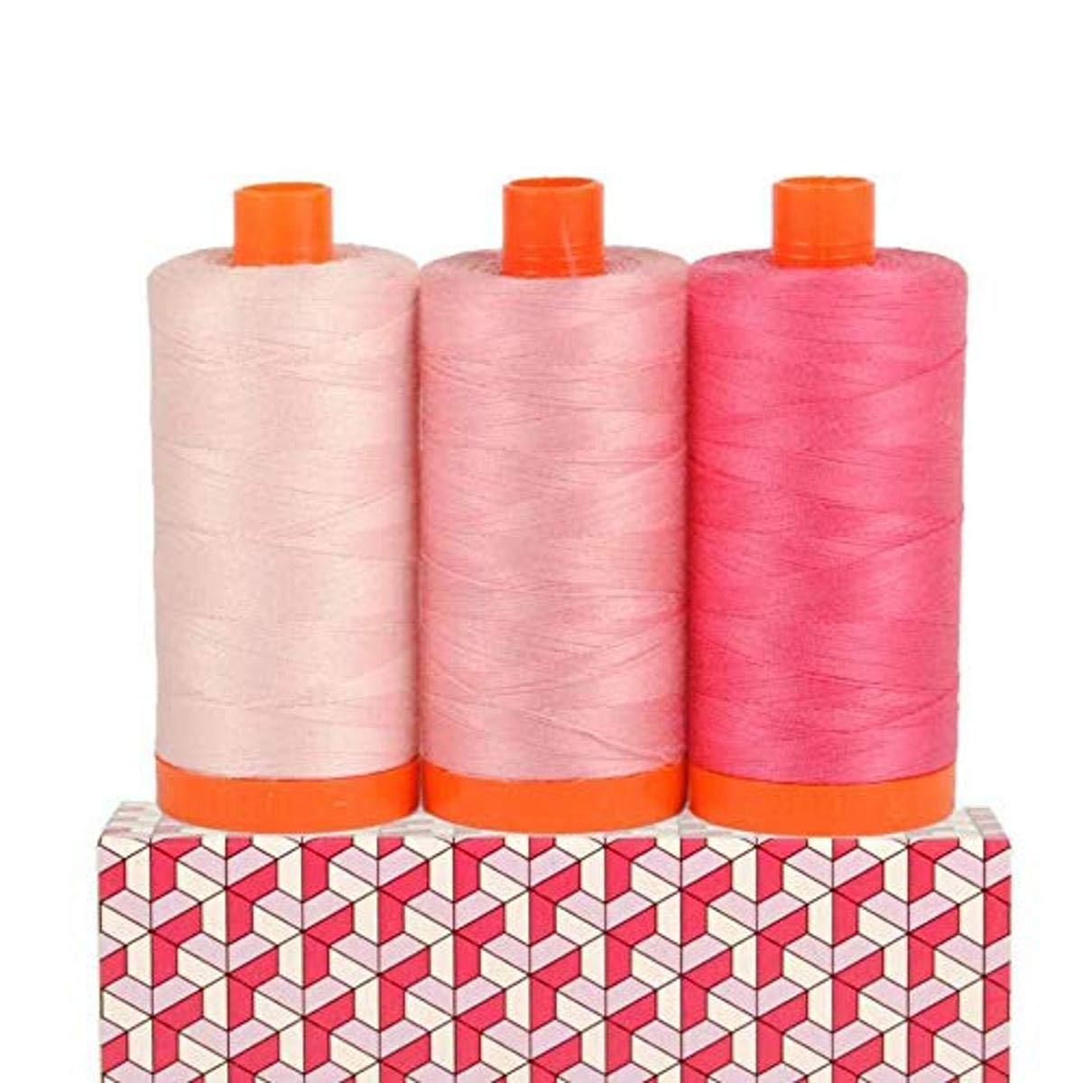 Aurifil 50wt Cotton Color Builder Thread Collection-Sardinia Pink — image 1