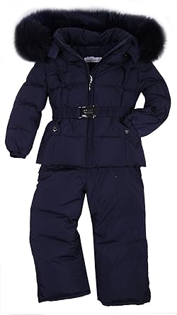 MANUDIECI Mädchen Schneeanzug 2-teilig Dunkelblau 136VT023P-NBLU