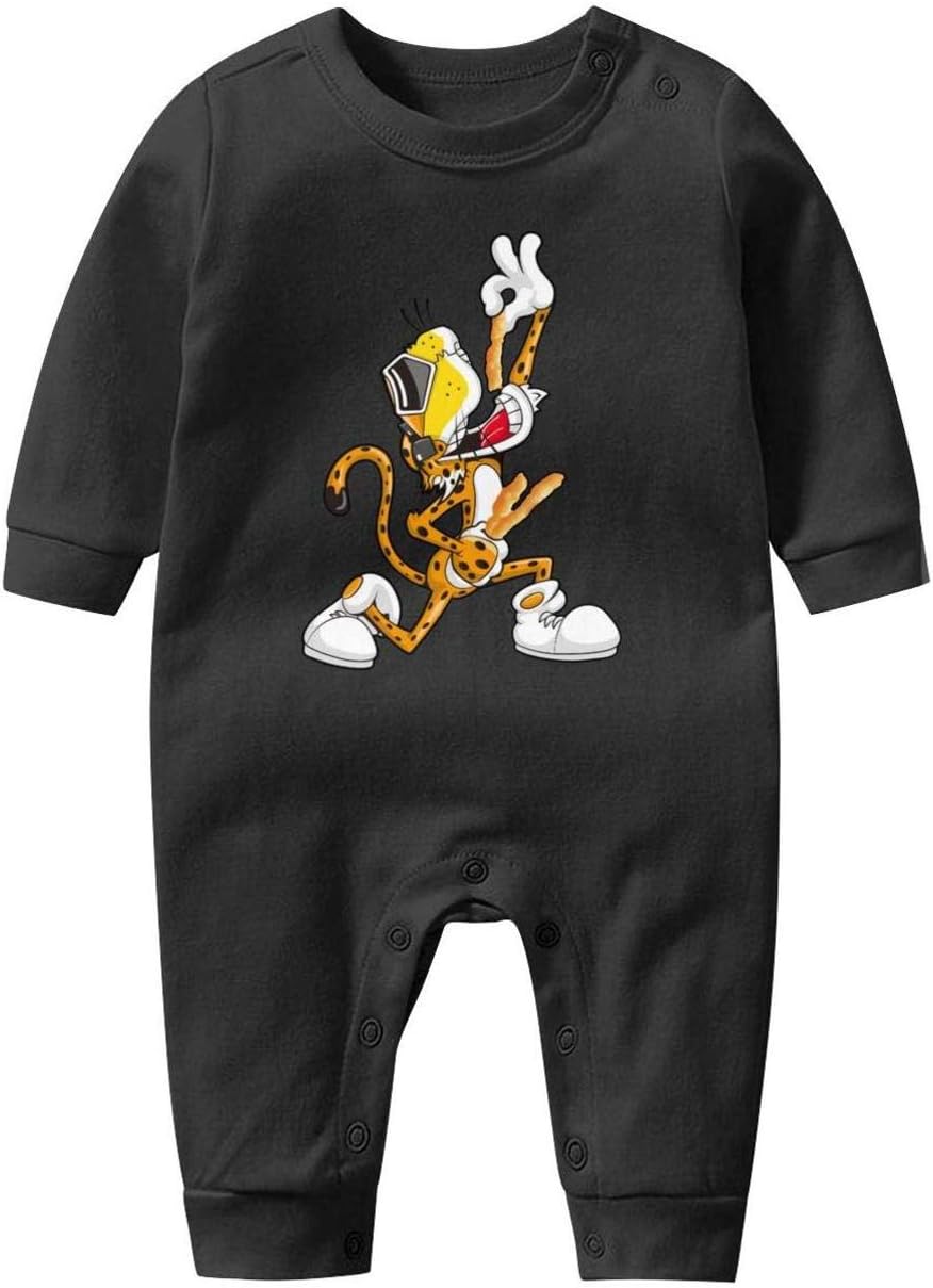 Hot-Cheetos-Logo- Newborn Infant Boys Girls Baby Romper Long Sleeve Jumpsuit Fall Footie Bodysuit