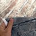 Photo Backdrop, econious 6x8ft Retro Brick Wall Wood Floor Backdrop for Photography, Resistant Fleece-Like Cloth Fabric, with Rod Pocket (Backdrop Only)
