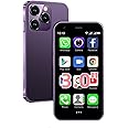 Mini Phone XS15 3.0inch Small Smartphone,2G+16G,Android 8.1 Super Cute Phone,Cute Palm Child Smartphone,Dual SIM,HD Cameras,Emergency Phone,Gift for Kid
