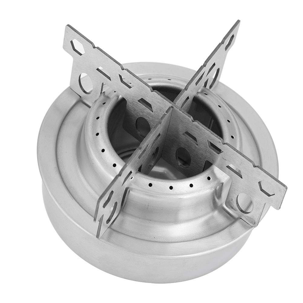 Alomejor Burning Stove Ultralight Pocket Size Stove for Outdoors Camping Hiking Climbing Use