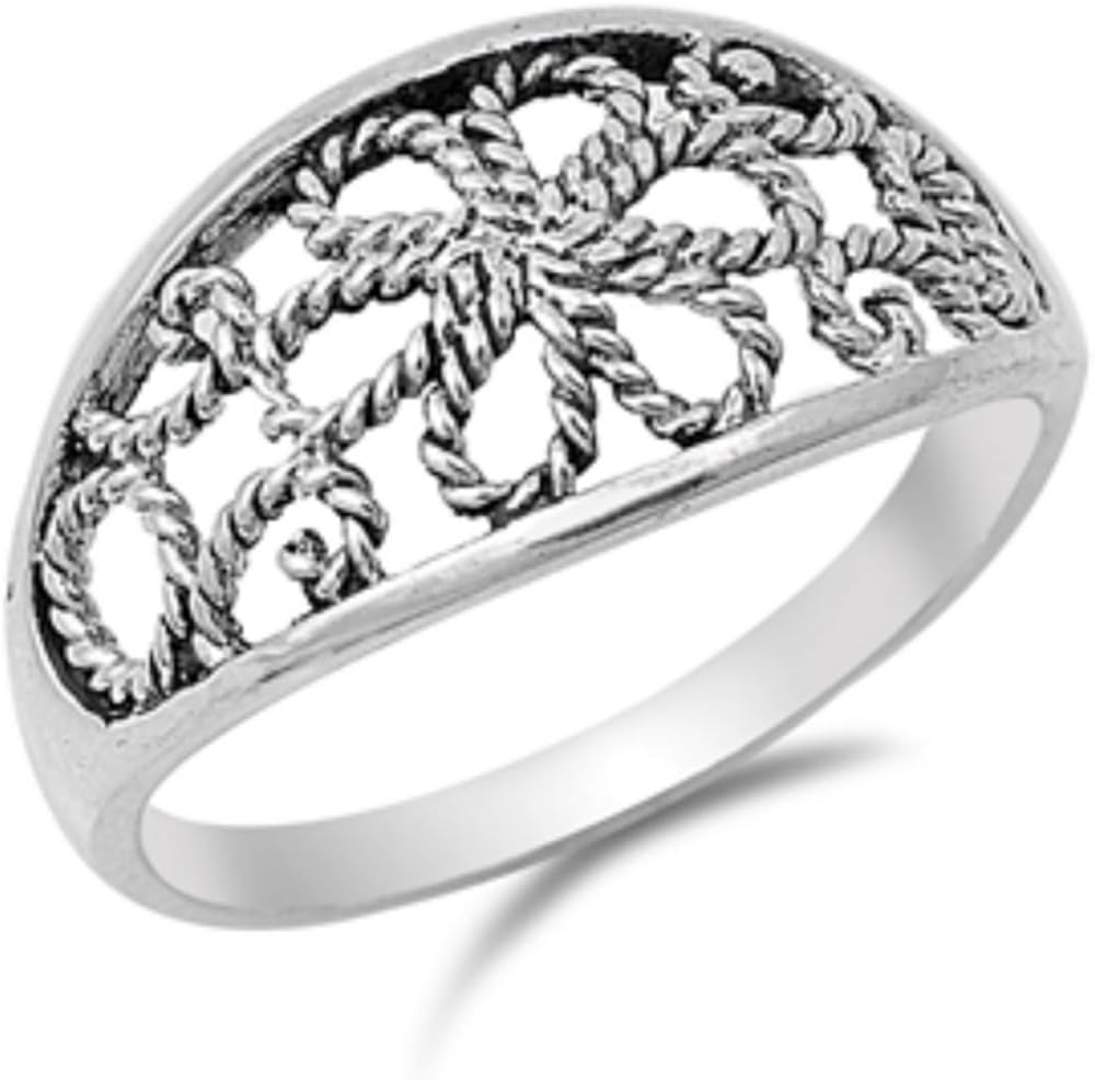 925 Sterling Silver Ring (H) Amazon.co.uk Jewellery