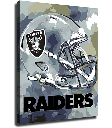 Trends International NFL Las Vegas Raiders – Helmet 20 Wall Poster, 19L x 13W, Premium Unframed Version : Sports & Outdoors
