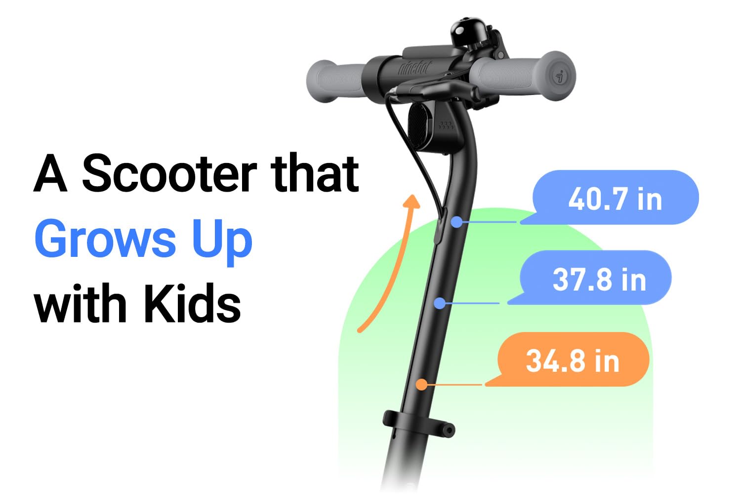 Segway Ninebot eKickScooter - Electric Scooter for Kids 6-14, w/t Adjustable Handlebar Height (Only C2 Pro) for Riders up to 132 lbs, Includes New Cruise Mode, UL-2272 Certified