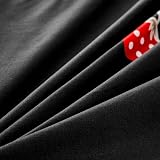 Loussiesd Red Strawberry Duvet Cover Set 3pc Kids Reversible Black Polyester view 5