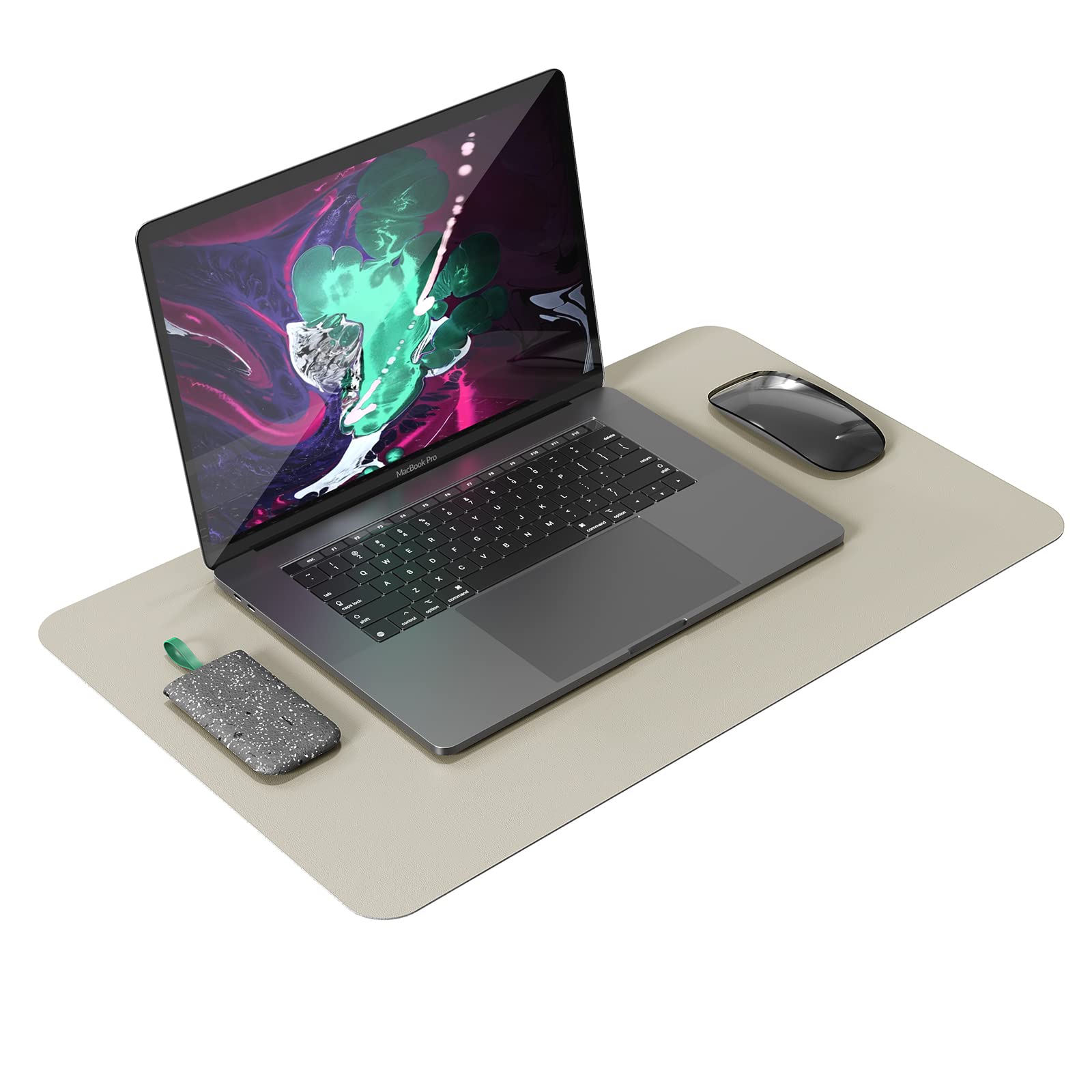 Desk Pad Non-Slip, Oterri Large Mouse Mat from Artificial Leather with Suede Base, Ultra Thin Desk Mat Desk Protector for Office and Working from Home