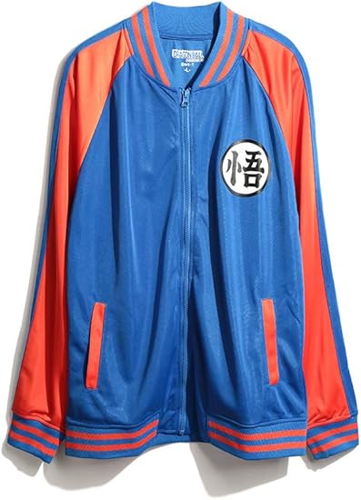 Amazon ドラゴンボール Dragon Ball 亀仙流 プリント フルジップ 長袖 なりきり ジャージ ブルー M コート ジャケット 通販
