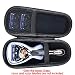 Hard EVA Razor Travel Case Carrying Bag for Gillette Fusion5 ProGlide Power Men's Razor - Mesh Pocket for Razor Blades + Lightweight Carrying Handle + Durable Zipper by Anplus (Blue) primary