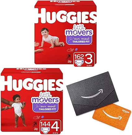 huggies little movers size 4 144