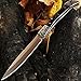 Pocket Knife for Men - Folding Navaja Knife - EDC Fold Knives Classic Sharp Blade Plastic Handle Knofe - Best Pocket Knife for Urban Camping Hiking Boy Scout Knifes - Gift for Men 806 A (color 2)