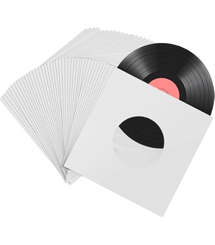Amazon.com: Eaasty 50 Pieces 7 Inch Vinyl Record Sleeves 45 RPM