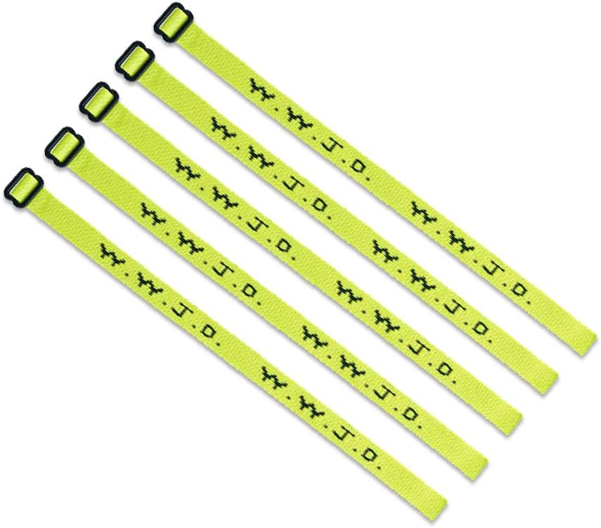 WWJD Gear(5) Pack - W.W.J.D. Bracelets - 22 Individual Colors to Choose from - Mix and Match (Yellow)