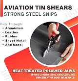 D.A.Y. Republic Aviation Tin Shears 10" - Carbon Steel Metal Cutters view 3