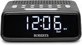 Roberts OrtusFM FM Digital Clock Radio with Dual Alarms and Large LCD view 1
