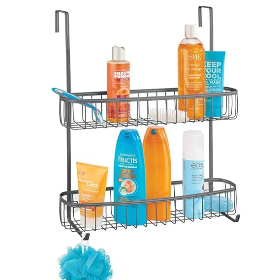 mDesign Estanterías de baño para Colgar - Práctico Colgador de Ducha