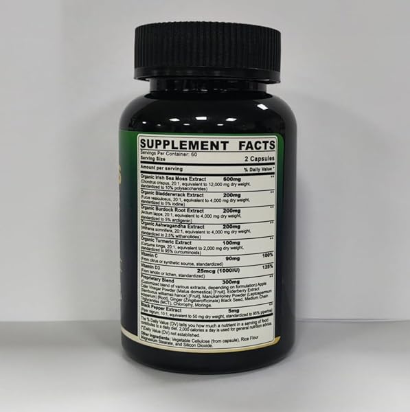 ENVYDEAL ORGANIC SEA MOSS CAPSULES