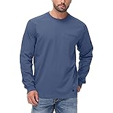 VANLENS FR Shirts for Men 5.5OZ Lightweight Stretch Patriot Baseball T-Shirt Work Shirt
