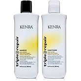Kenra Triple Repair Conditioner | Targets & Repairs Weak or Broken Bonds | Split Ends | Damaged Hair | Bond Builder | Sulfate-Free