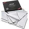 Libretto Microfiber Polish Cloth for Musical Instrument, 3 Sizes in 1 Pack, Guitar and Bass Cleaning Product, Gray, Lint-Free, Super Soft, Gift, for Piano, Violin, Ukulele, Trumpet, Saxophone, Laptop.