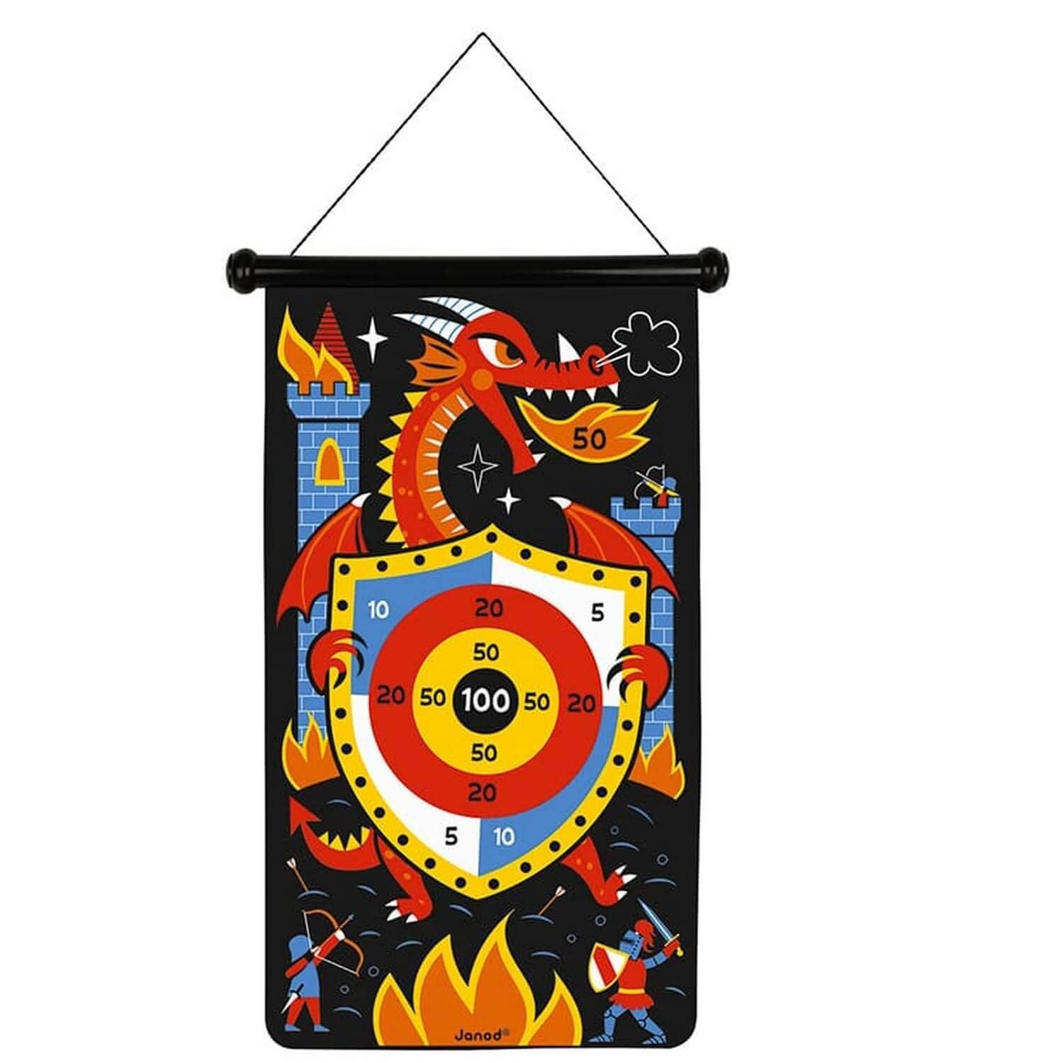 Janod MAGNETIC DART GAME - DRAGONS