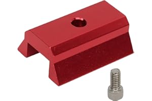 ZOPSC Aluminium Alloy Dovetail Rail Plate for Telescope Finder Scope Smartphone Base Expansion, 1/4 Inch Thread, Connect Telescope to Bracket