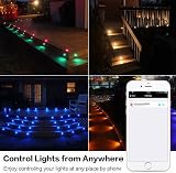 INDARUN RGBW WiFi LED Decking Lights IP67 Ø45MM 12V 10 Pack view 8
