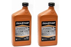 SeaStar Steering Fluid, 1 Quart (Two Pack), Marine, Prevent Corrosion, 32 oz