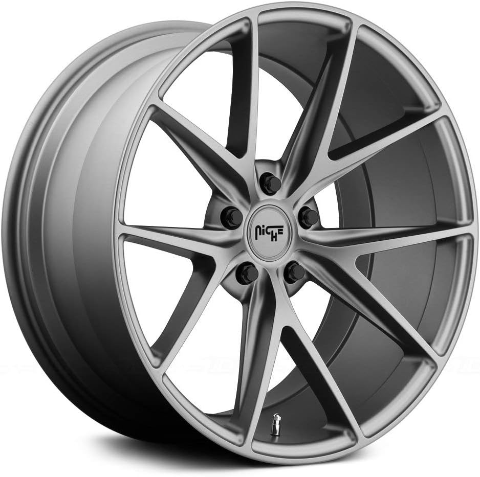 Niche M116 Misano 20x10.5 5x112 +27mm Anthracite Wheel Rim