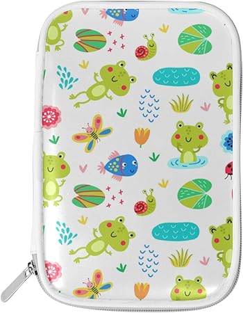 Amazon Soresore ソレソレ ペンケース 大容量 かわいい おしゃれ 高校生 筆箱 中学生 女子 花柄 カエル 蛙 蝶 可愛い おもしろ かわいい ペンポーチ 化粧ポーチ ポーチ ふでばこ 女の子 小学生 文房具 文具 筆入れ Puレザー プレゼント 贈り物 ギフト ペンケース