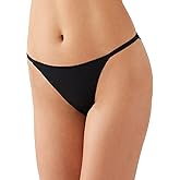 b.tempt'd by Wacoal Women's Spotlight Sleek Moderate Coverage Hikini Panty, 970293, Night, Medium