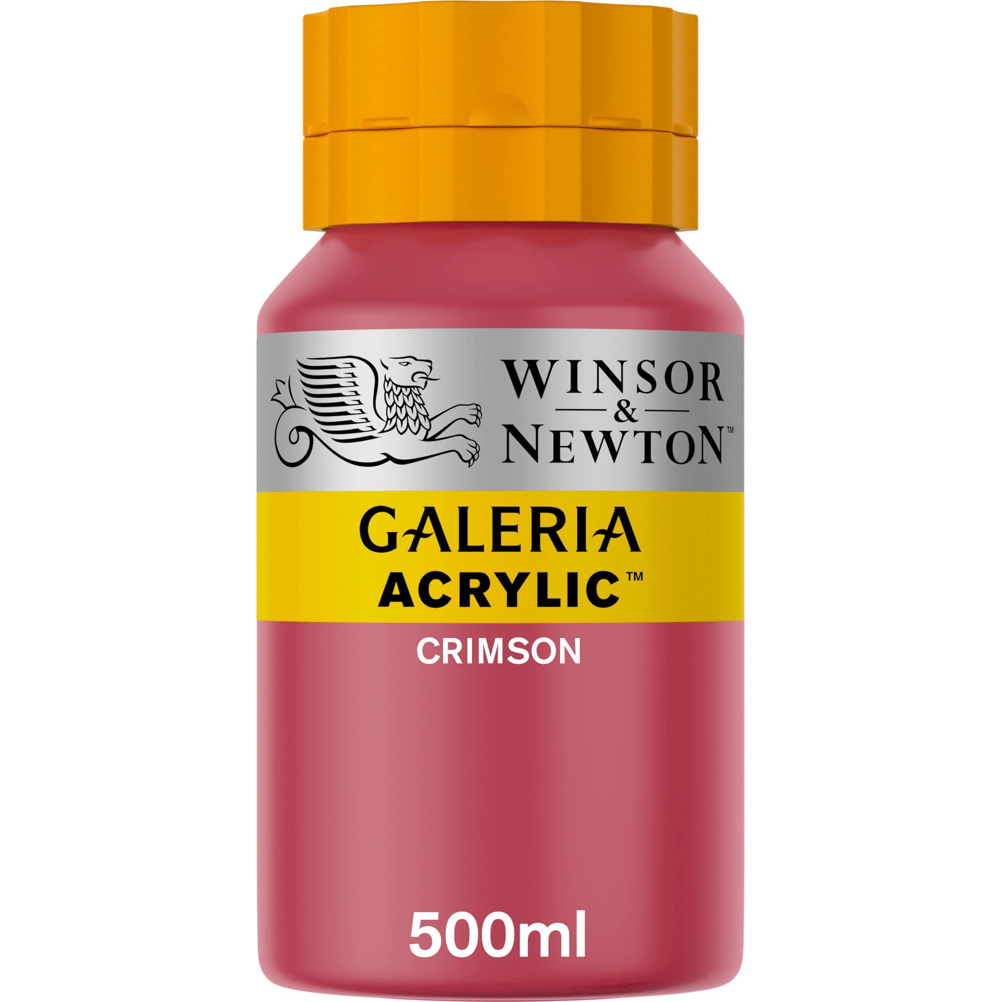 Winsor & Newton, Galeria Acrylic, Crimson, 500ml — image 1