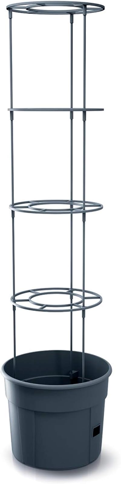 Prosperplast Tomato Grower Plastic Planter Anthracite 29.5x23.6-115.2cm