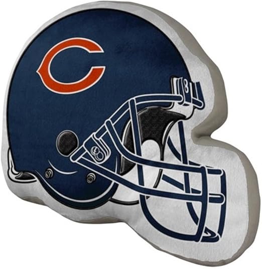 Amazon Com Nfl Chicago Bears Helmet Shaped Decorative Pillow