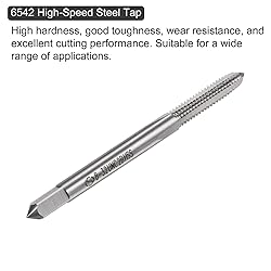 uxcell 10pcs Machine Thread Taps 8-32 UNC 2B High