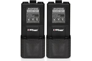 BAOFENG 2pcs Original 3800mAh Li-ion Battery High Capacity Big Spare Battery Two Way Radio DM-5R UV-5R UV-5RE Plus BF-F8HP UV