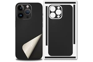 for iPhone 17 Pro Max Skin Wrap, Ultra-Thin 3M Texture Matte Carbon Fiber Full Body Protective Sticker for Minimalist Style L
