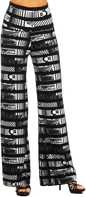 Pantalon Palazzo Negro Con Rayas Blancas Online Sale, UP TO 66% OFF |  www.apmusicales.com