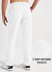 Libin Men's All Day Comfy Golf Pants Work Dress