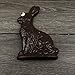 Gourmet Solid Dark Chocolate Easter Bunny – ½ pound –Perfect Easter Gift for Kids, Grandchildren, Adults – Individually Wrapped with Bow – Ready to Gift