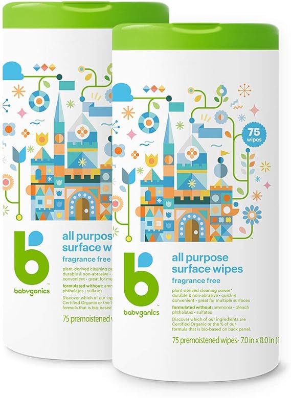 babyganics highchair wipes