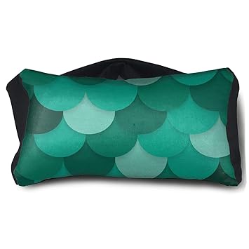 Amazon Com Eye Pillow Green Mermaid Scales Stylish Eye Bag Patch