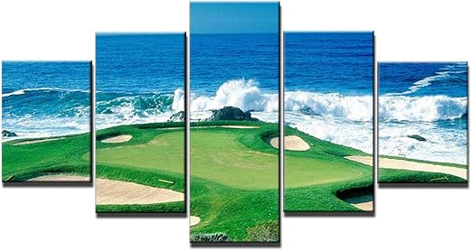 Amazon Com Pebble Beach Golf Course California Usa Wall Art
