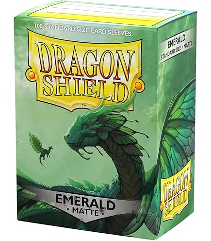 Amazon.com: Dragon Shield Matte Clear 100 Deck Protective Sleeves in Box,  Standard Size for Magic he Gathering (66x91mm) : Toys & Games